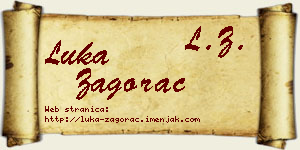 Luka Zagorac vizit kartica